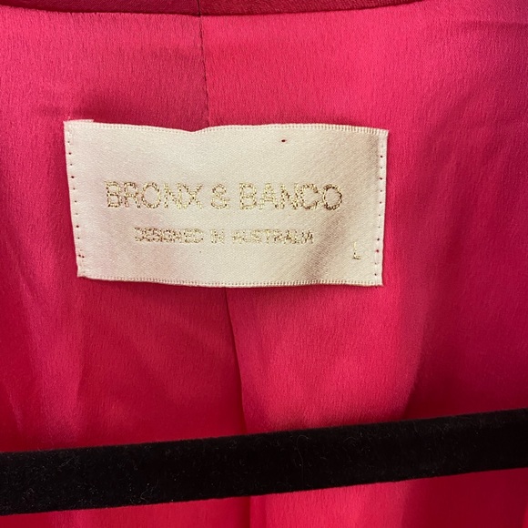 Bronx and Banco Capri Blazer L US 8 Capri Bralette Top Fuchsia Pink M US 6 NWT - Picture 6 of 16